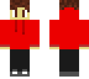 red hoodie boy