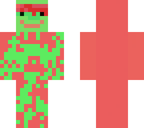 redish green skin