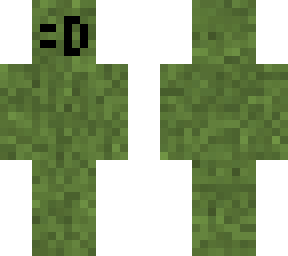smiley grass man
