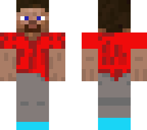 steve with new clothing