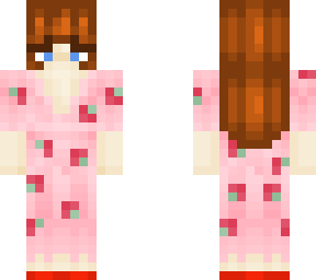 strawberry dress - me