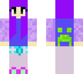 the purple gamer girl