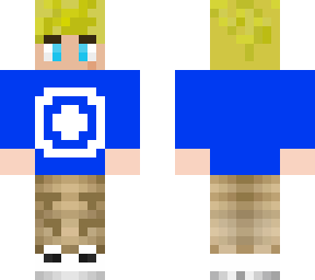 tommyinnit with blue shirt