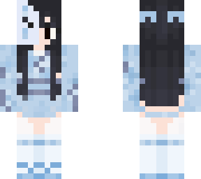 zen in a blue kimono
