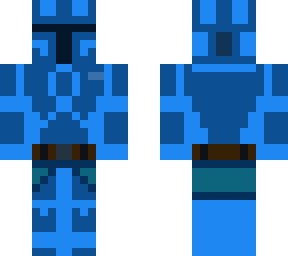 blue mandalorian