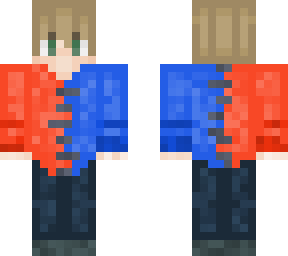 blue/red blonde boy