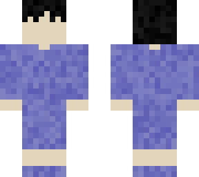 blue suit with no face