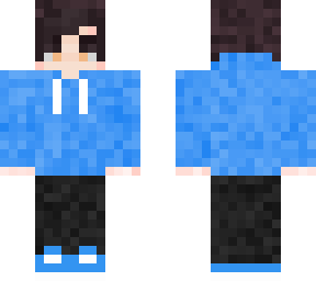 boy with blue sweatshirt