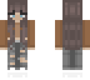 brown puffy jacket