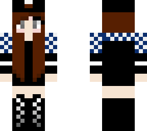 brunette girl with hat (request by my bff hannah!)