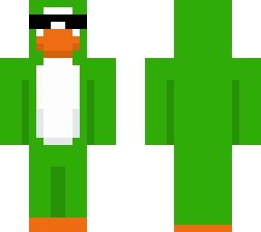 club penguin with shades(green)