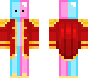 cotten candy blob in fancy suit