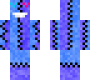 cracked blue and purple