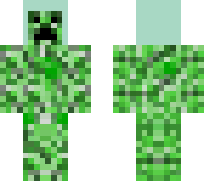creeper in a weird helmet
