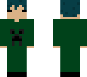 creeper navy blue pajamas