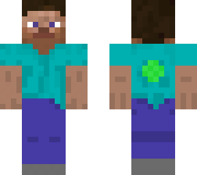 cursed steve (front only cuz i didn't have much time to make it sorry :d)