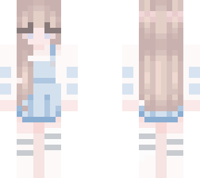 cute blue overalls
