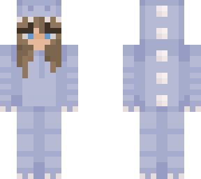 dino skin blue