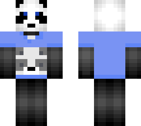 double panda light blue shirt