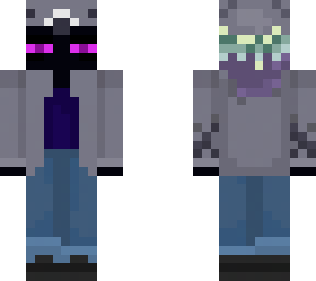enderman in pigeon costume (for my friend)