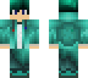 ethantianyu green hair skin