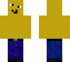 gold guy in pants