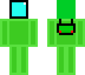 green astronaut