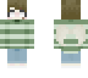 green sweater angel