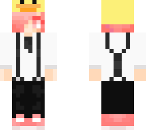 mitsuba sousuke - duck hat and suit-ish thing