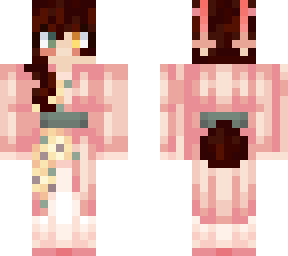 momo pink kimono