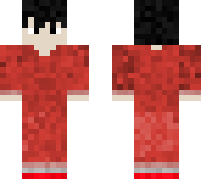 my friends skin i made it with red