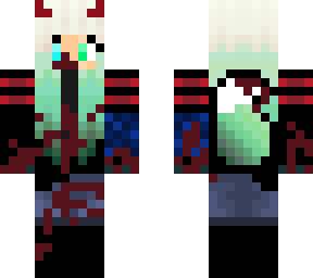 my wolf girl x ticcy (but she is bloody)