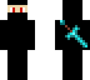 ninja skin with diamond sword
