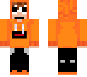 orange hoodie kid