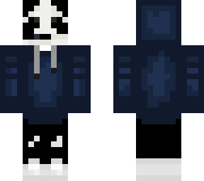 panda with hoodie