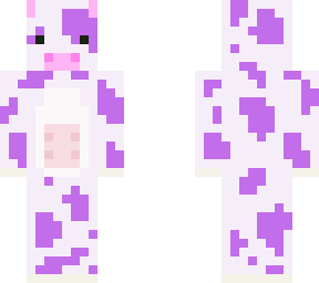 peurple cow