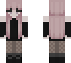 pink haired e girl