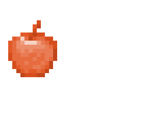 pixel art copper apple