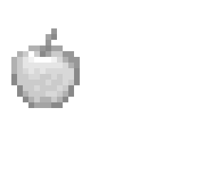 pixel art iron apple