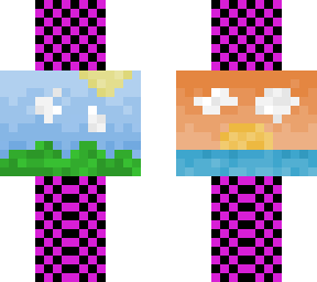 pixel art landscape (my first  pixel art :d)