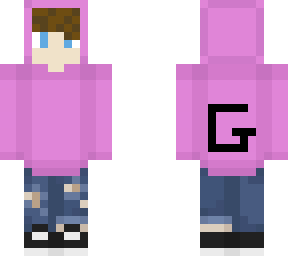 purpel skeppy/brown hair