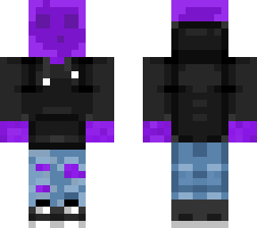 purple casual hoodie slime