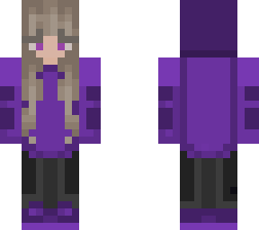 purpled girl