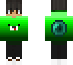 random green cozy skin