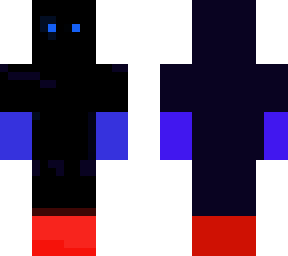 red and blue