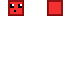 red floating head