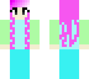 shadowed pink girl