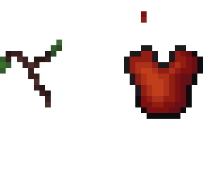 stick and leather chestplate
