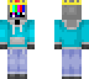 t.v with crown