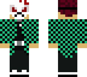 tanjiro with the them mask